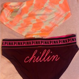 Victoria secret under wear pink bundle of 2